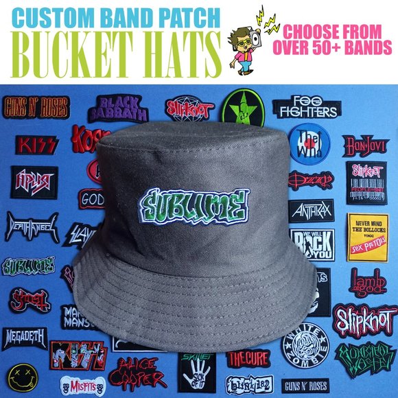 Custom Band Patch Bucket Hats - Picture 12 of 17